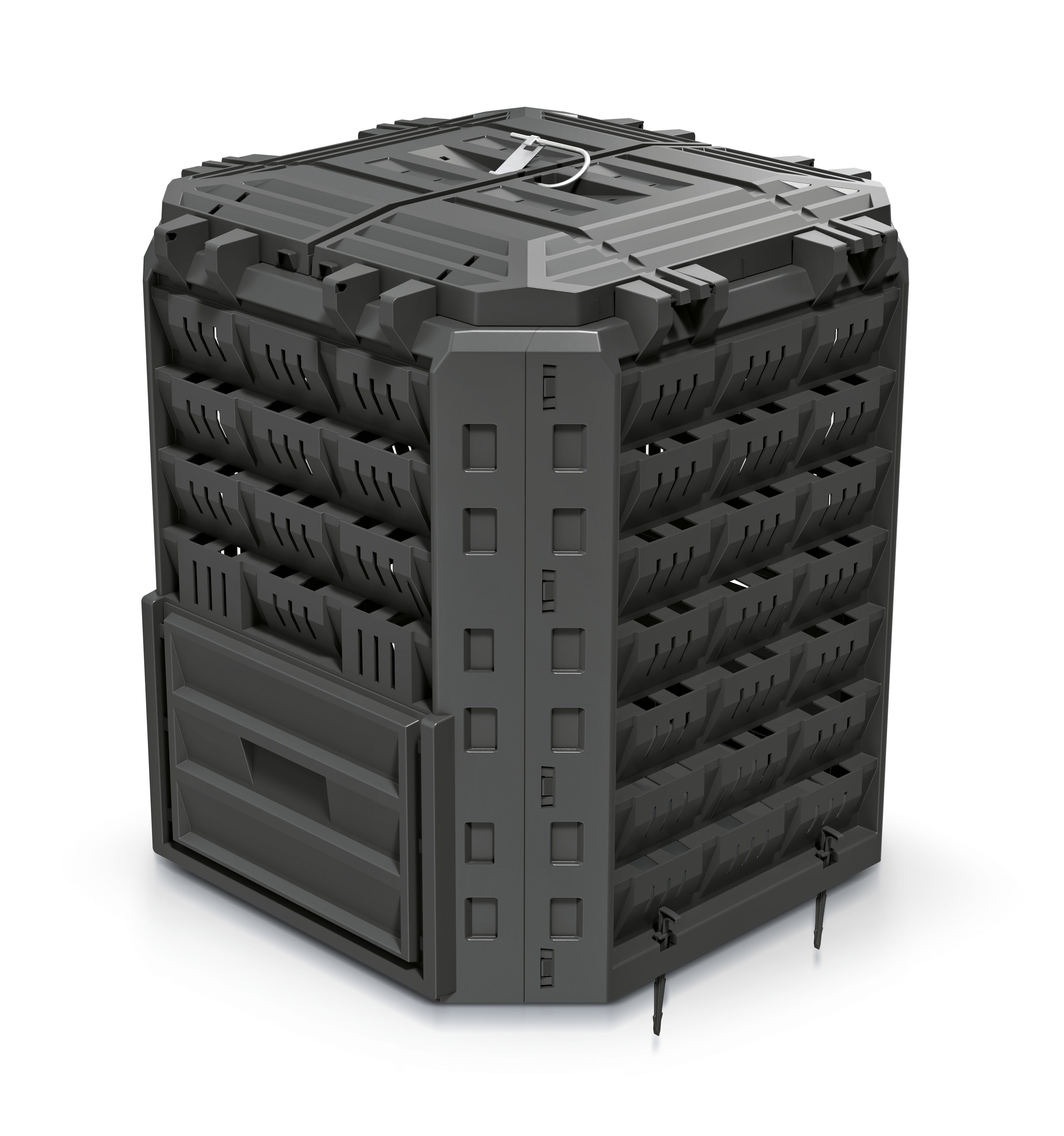 Prosperplast Komposter Compobox, BxTxH: 72x76,6x71,5 cm, 310 l