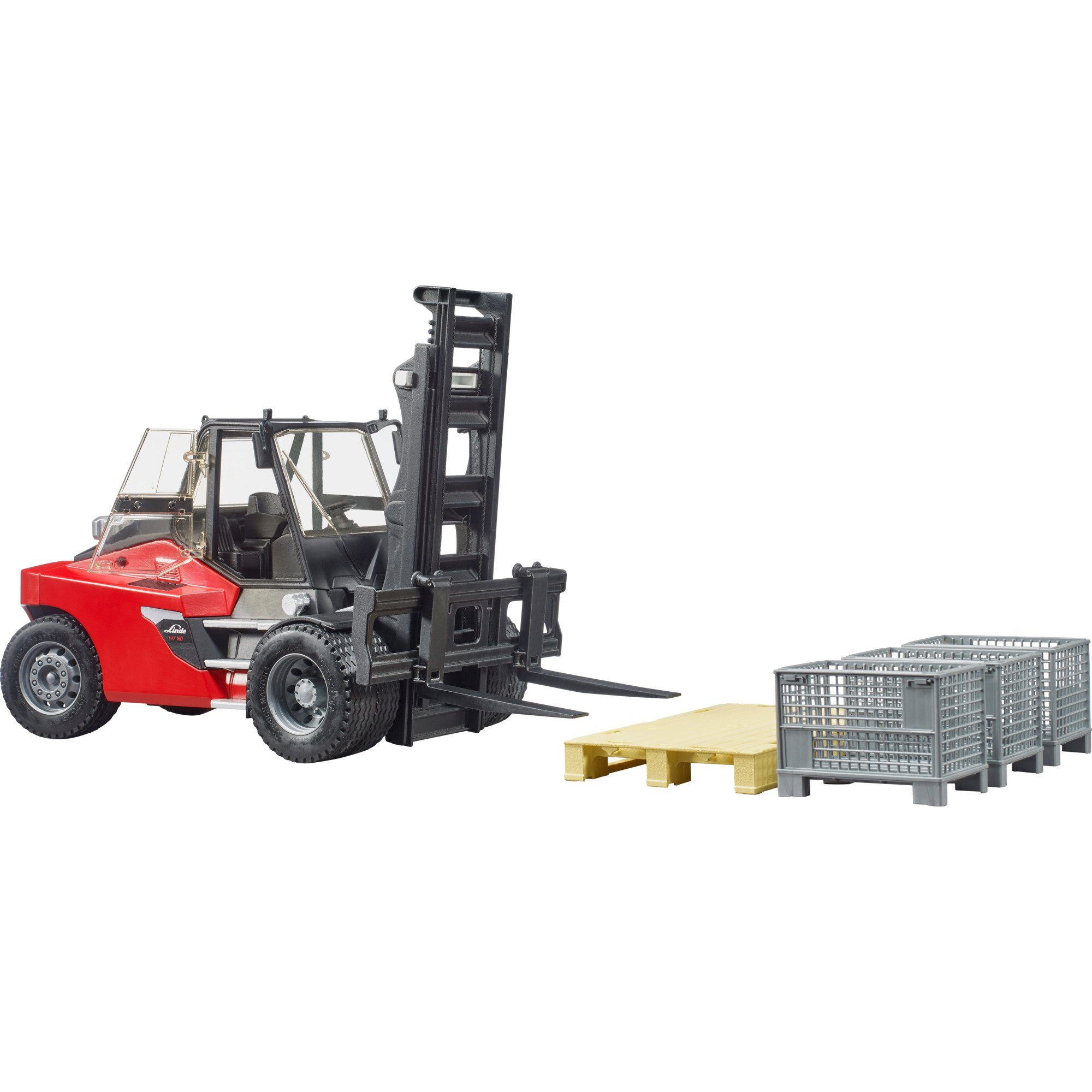 Bruder® Spielzeug-LKW bruder Linde HT160 Stapler mit Palette