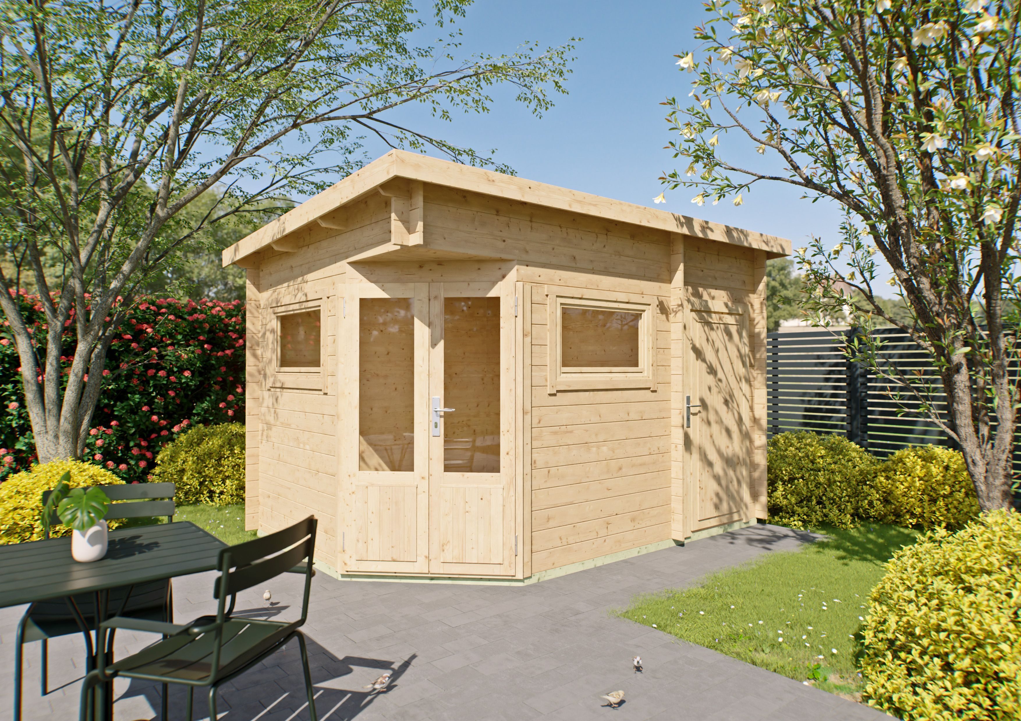 Gartenhaus Leva 2D