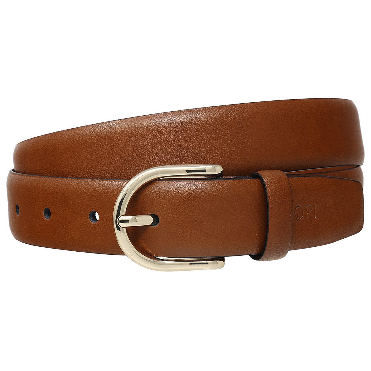JOOP! Ledergürtel Damen Leder Jeans Gürtel Belt Frauen Ledergürtel Cognac 8 günstig online kaufen