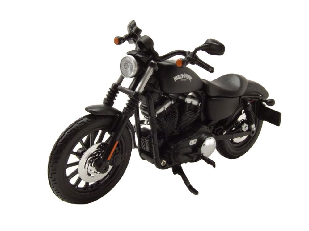 Maisto® Modellmotorrad Harley Davidson Sportster Iron 883 2014 matt schwarz, Maßstab 1:12