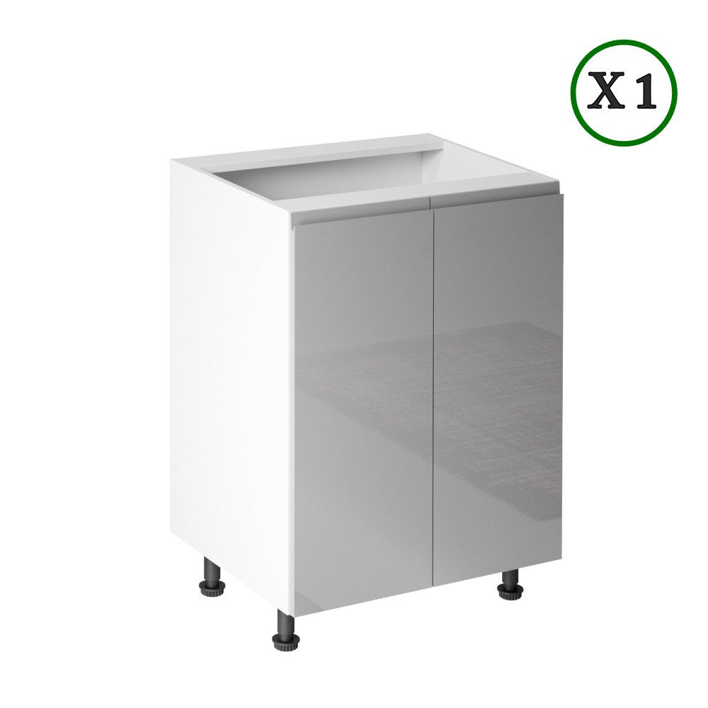 ROYAL24_MARKT Corner kitchen K31-G300 L - Aspen - Striking, spacious design with fine details, (Complete Set), Premium - Modern - Excellent.