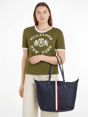 Tommy Hilfiger Shopper POPPY TOTE CORP, mit charakteristischem Streifendetail