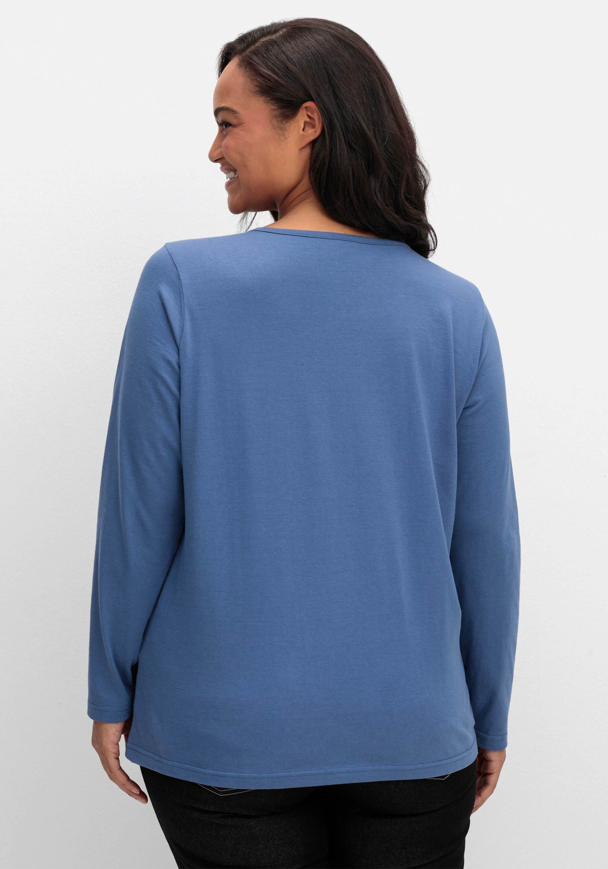 Sieh an! T-Shirt Langarm-Shirt Langarm