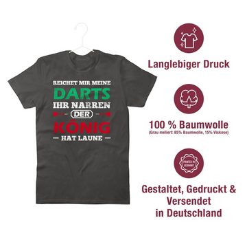 Shirtracer T-Shirt Dart König Spruch Sport Zubehör