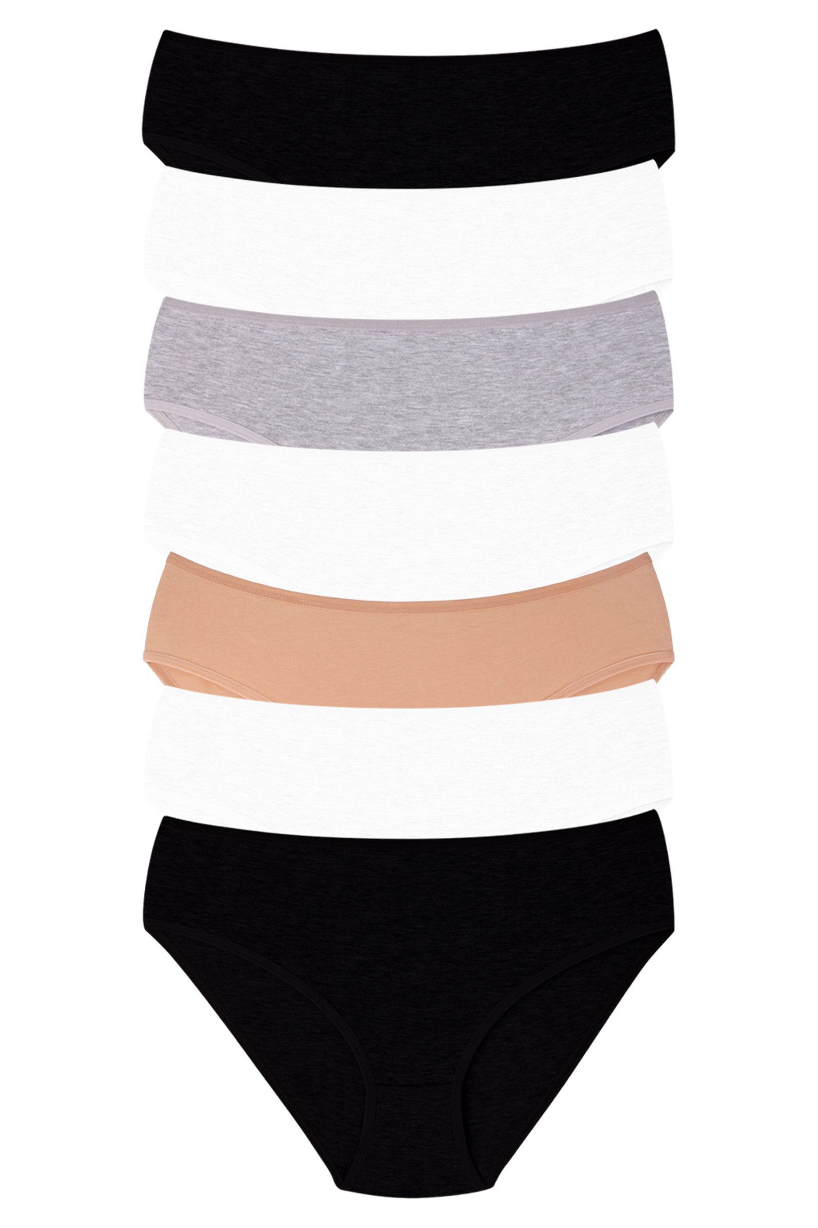 Dominant Bikinislip Damenunterwäsche (Packung, 7-St) aus elastischer Baumwolle bequem atmungsaktiv
