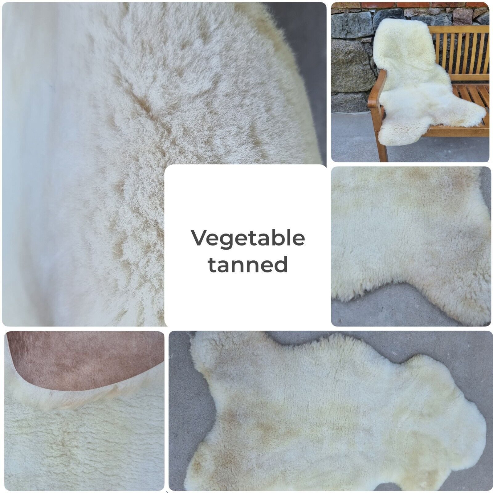 Provellus Fellteppich Merino Lammfell Teppich – Geschorenes Schaffell Natur günstig online kaufen