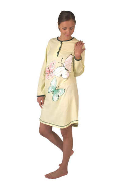 Consult-Tex Nachthemd »Damen BaumwolleJersey Nachthemd DW720« bequem zu tragen