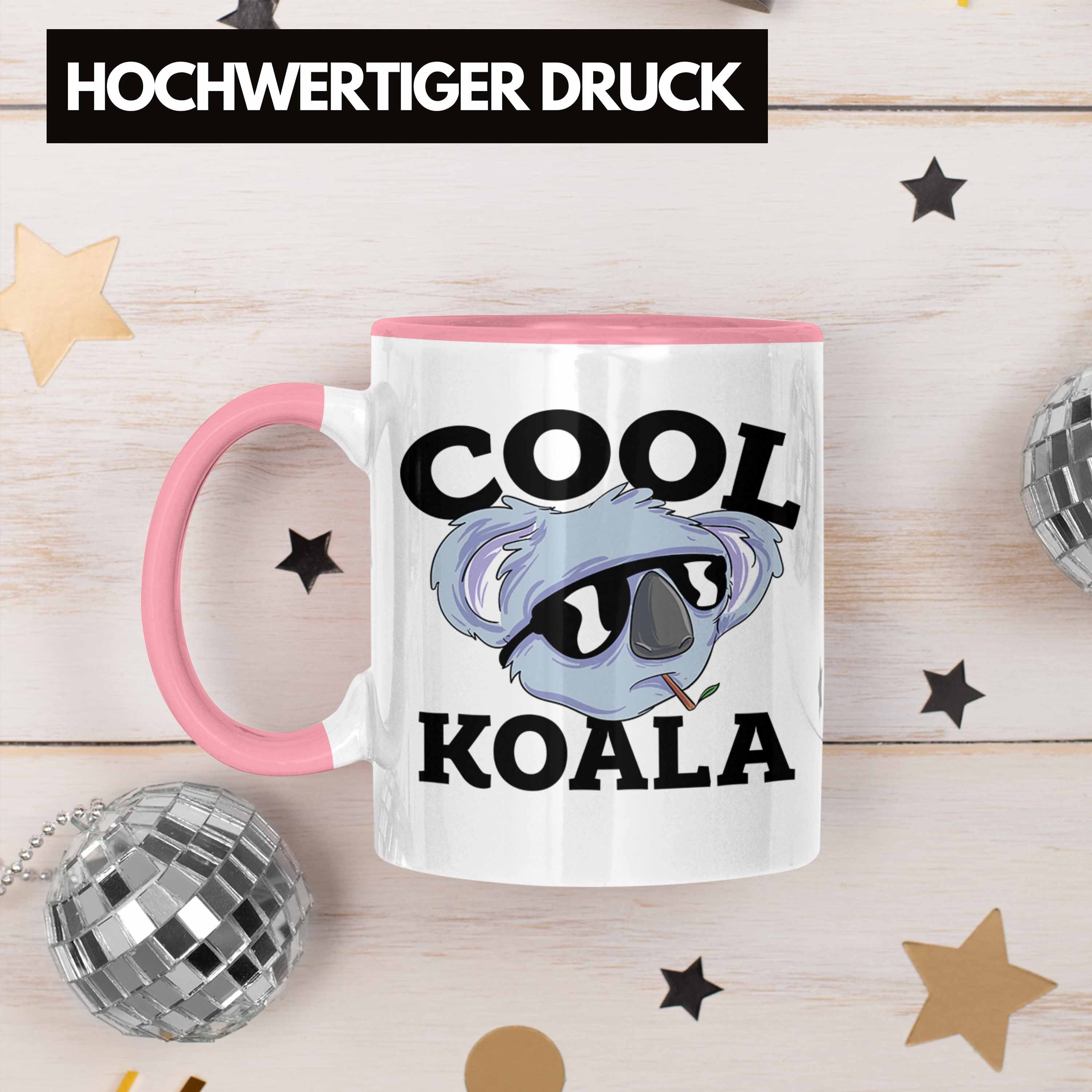 Koala-Liebhaber Rosa Trendation für Koala Geschenkidee Tasse Tasse Tasse Koala-Aufdruck