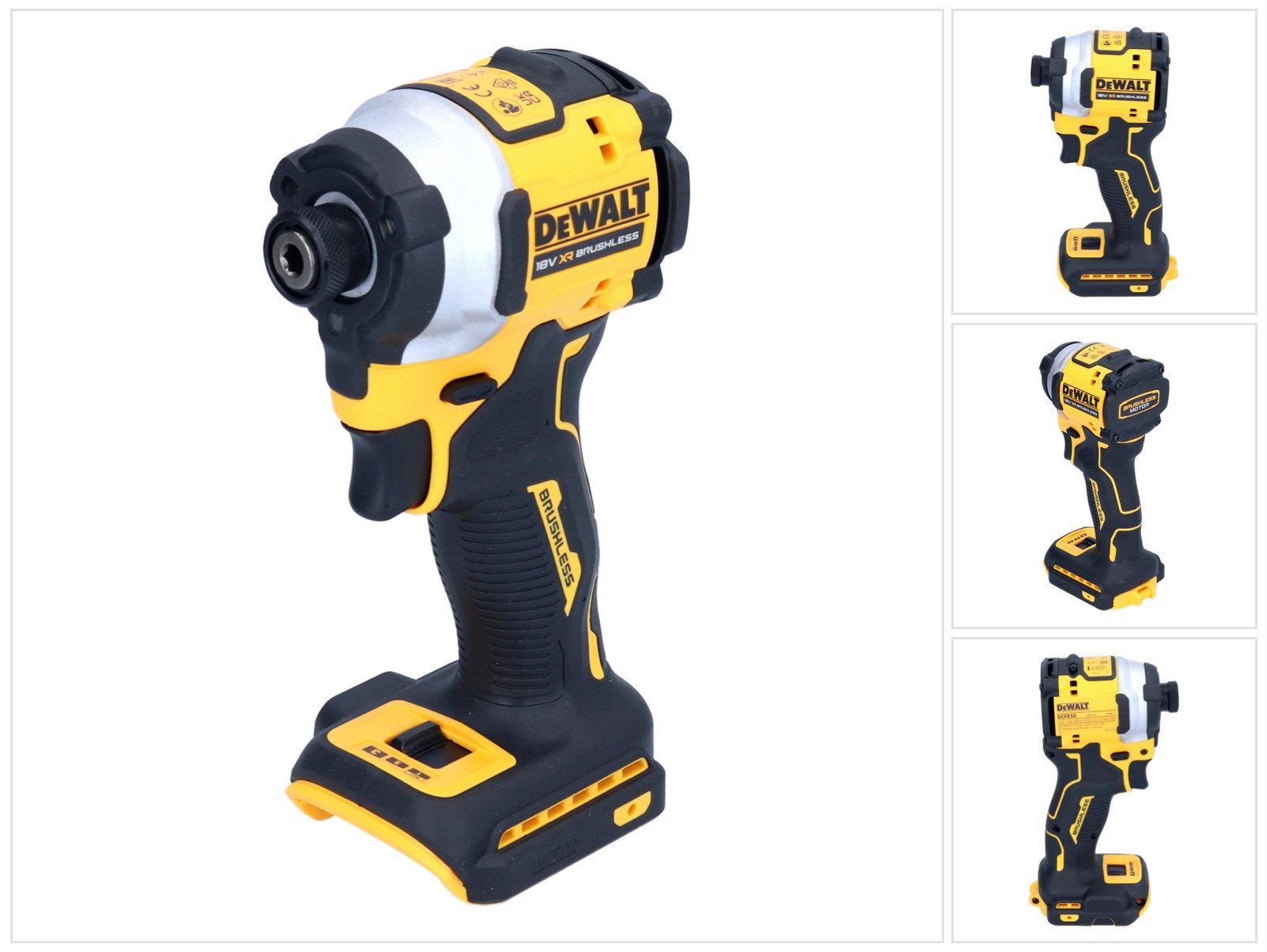 DeWalt Akku-Schlagschrauber DCF 850 N Akku Schlagschrauber 18 V 205 Nm 1/4" Brushless Solo - ohne