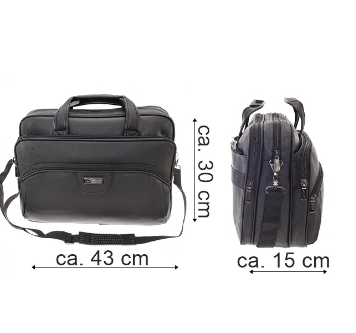 SHG Messenger Bag ֎ XXL Arbeitstasche Umhängetasche Flugbegleiter Baustelle günstig online kaufen