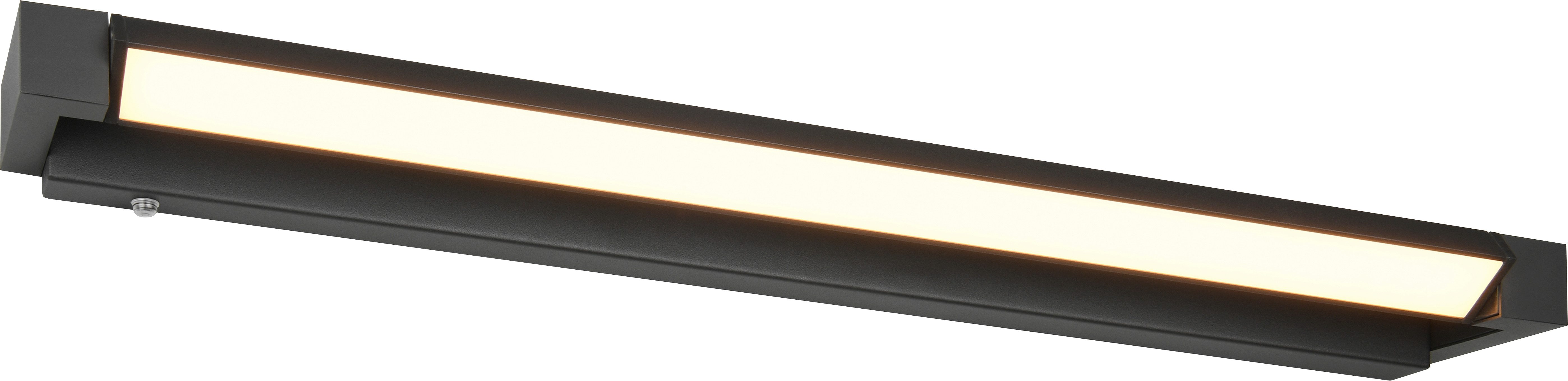 TRIO Leuchten LED Wandleuchte FABRIZIO, Badezimmer Wandleuchte LED 15,5W 1700 Lumen Touchdimmer, Dimmfunktion, Ein-/Ausschalter, Memoryfunktion, LED fest integriert, warmweiß - kaltweiß, Lichtaustritt schwenkbar, Lichtfarbe einstellbar 2300-3000-4000K