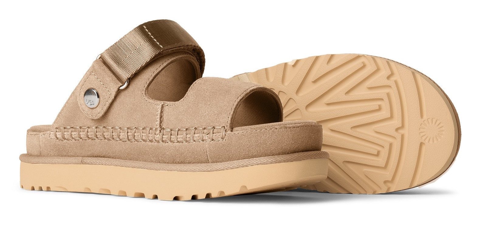 UGG GOLDENSTAR GLIDE Plateausandale, Clog, Mule, Sommerschuh mit weichem Fußbett