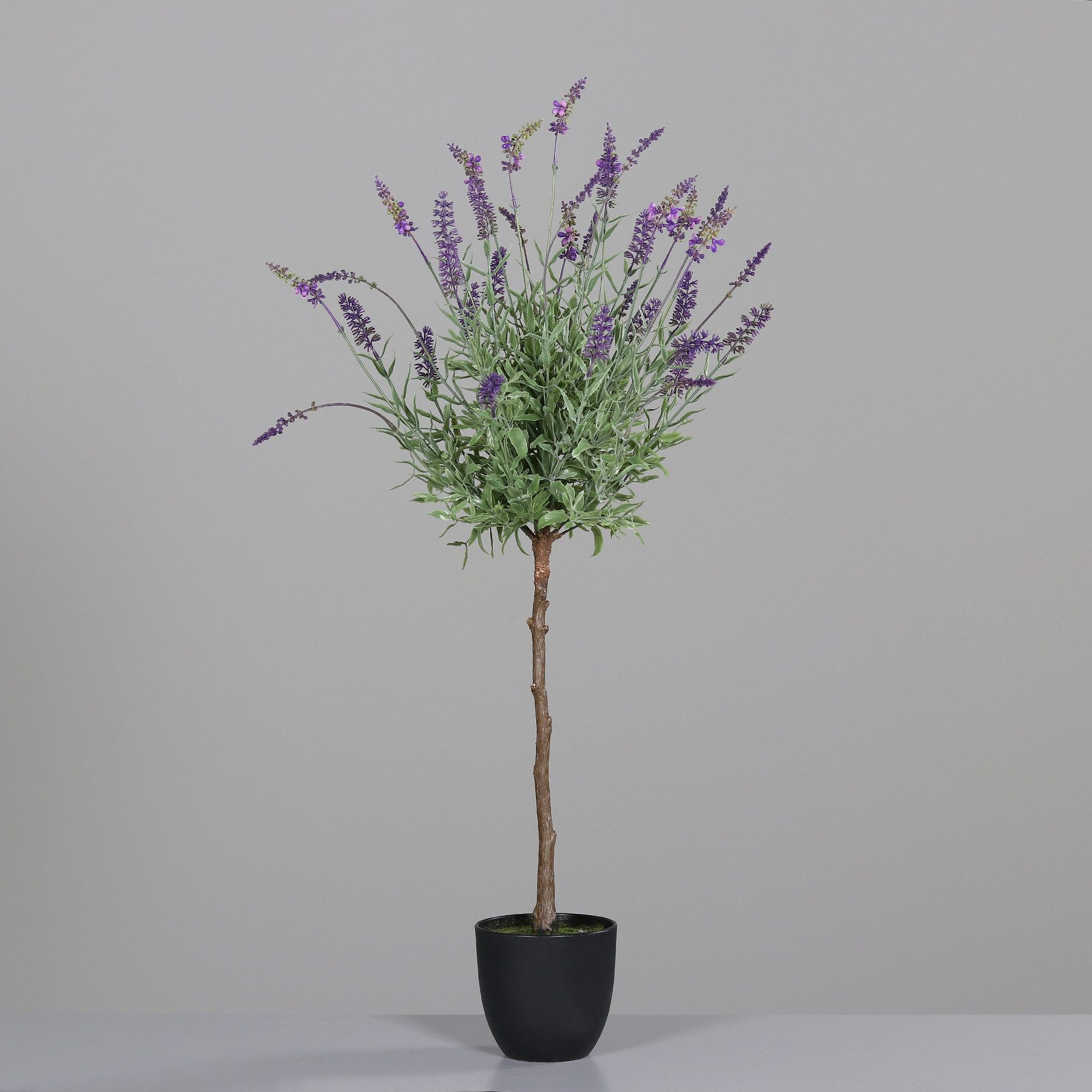 Kunstblume Lavendelstämmchen 95x50cm im Topf DP Pflanzen Blumen künstlicher