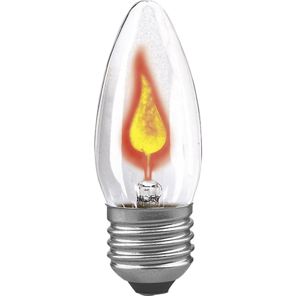 Paulmann Spezialleuchtmittel Paulmann Glühlampe 90 mm 230 V E27 3 W Klar Kerzenform Inhalt 1 St.