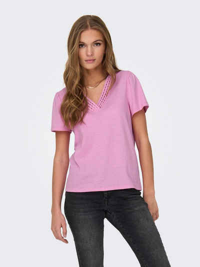 ONLY V-Shirt ONLBENITA S/S V-NECK TOP JRS