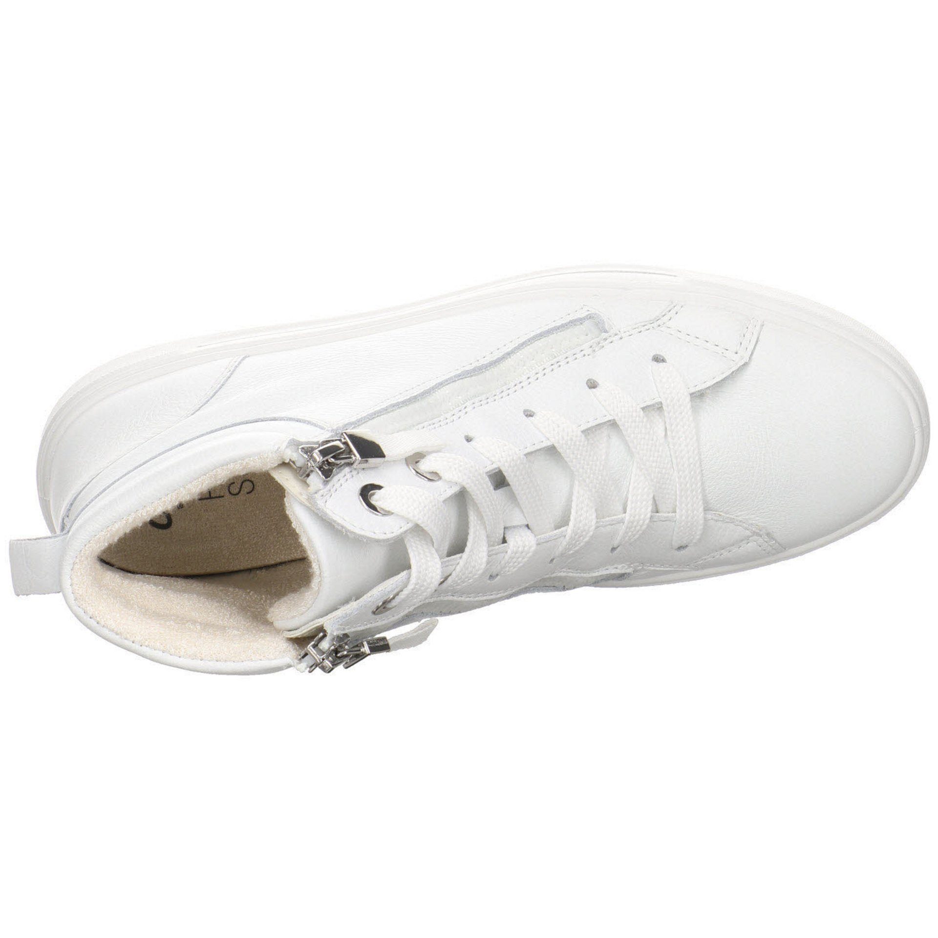 Ara Damen Sneaker Schuhe Courtyard Sneaker weiss Sneaker Glattleder