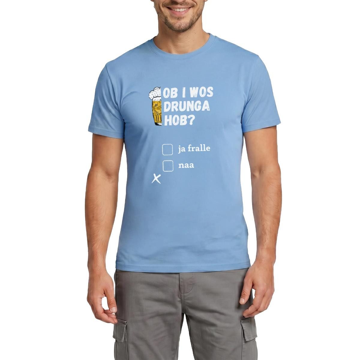 T-Shirt Bayern Bayrisch Bier Design Volksfest Männer T-Shirt