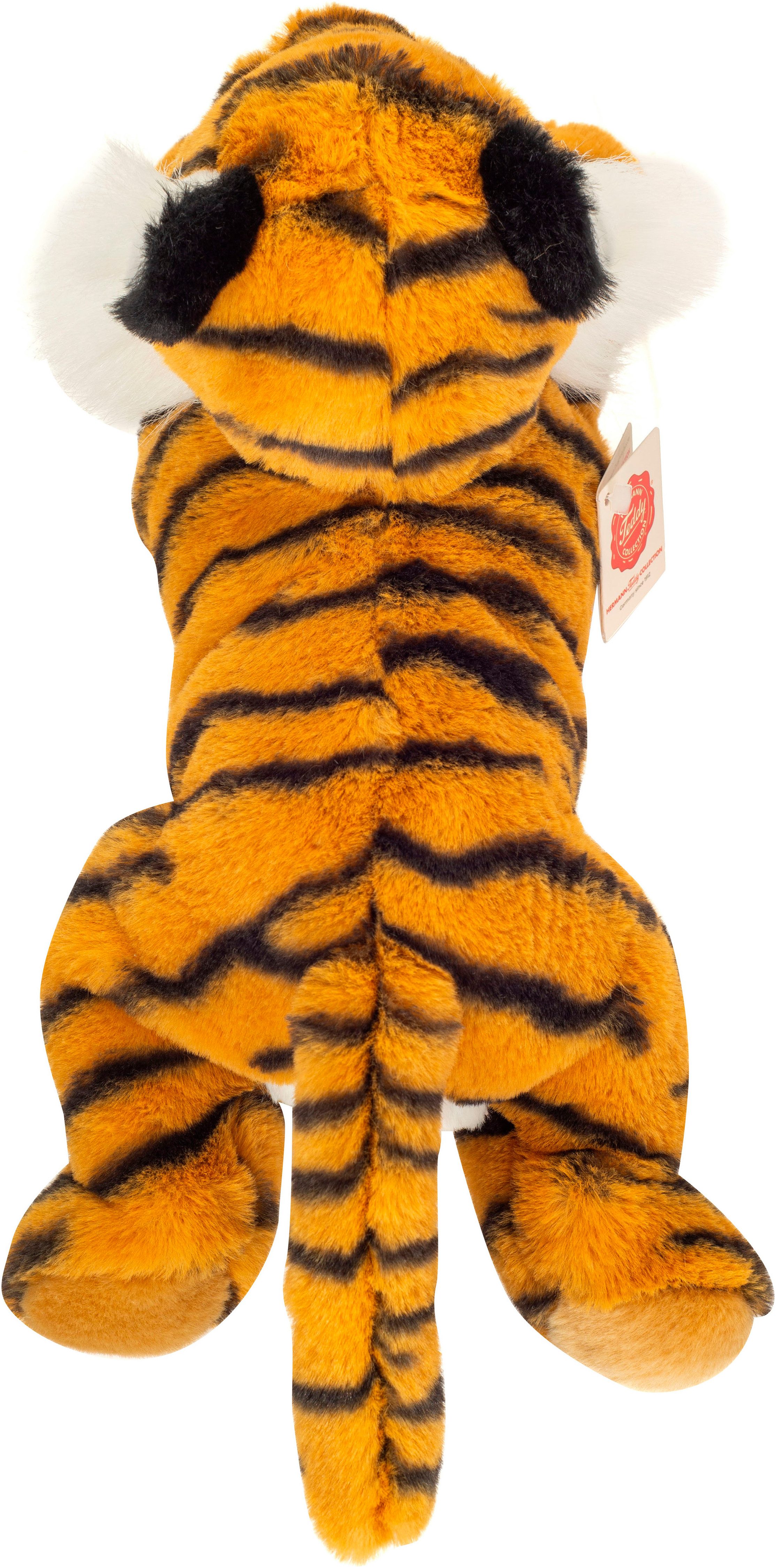 Teddy Hermann® Kuscheltier Tiger liegend, 33 cm, zum Teil aus recyceltem Material