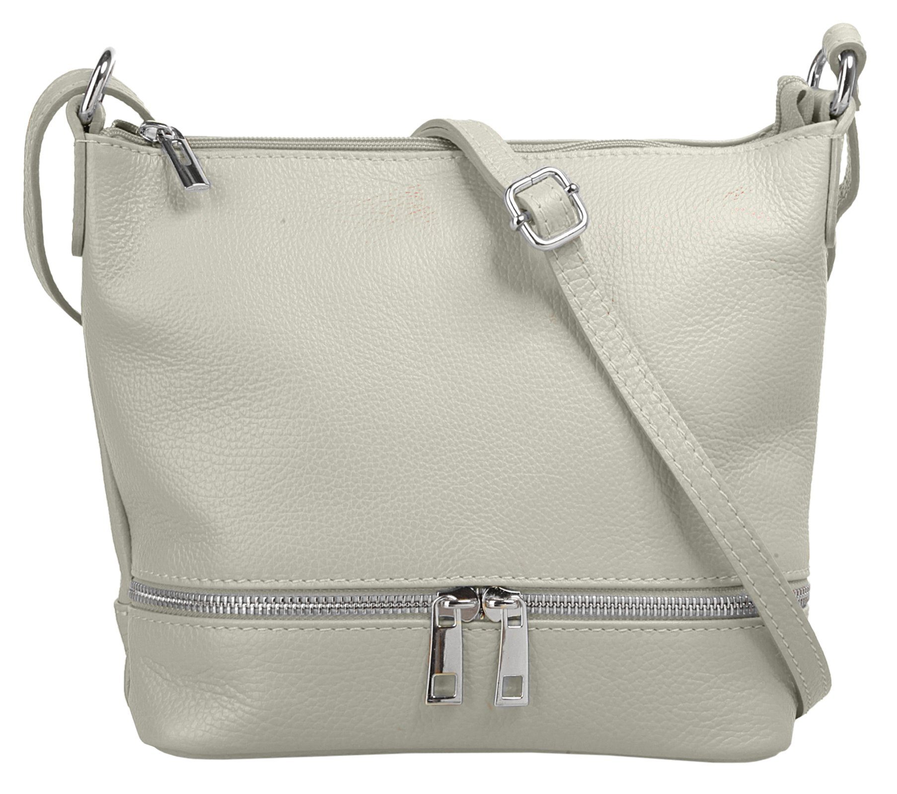 Cluty Umhängetasche CLUTY Damen echt Leder, Made in Italy, echt Leder, Made in Italy