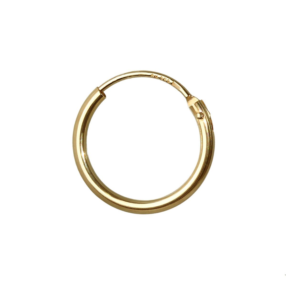 NKlaus Single-Creole 585 Echt Gold Einzel günstig online kaufen