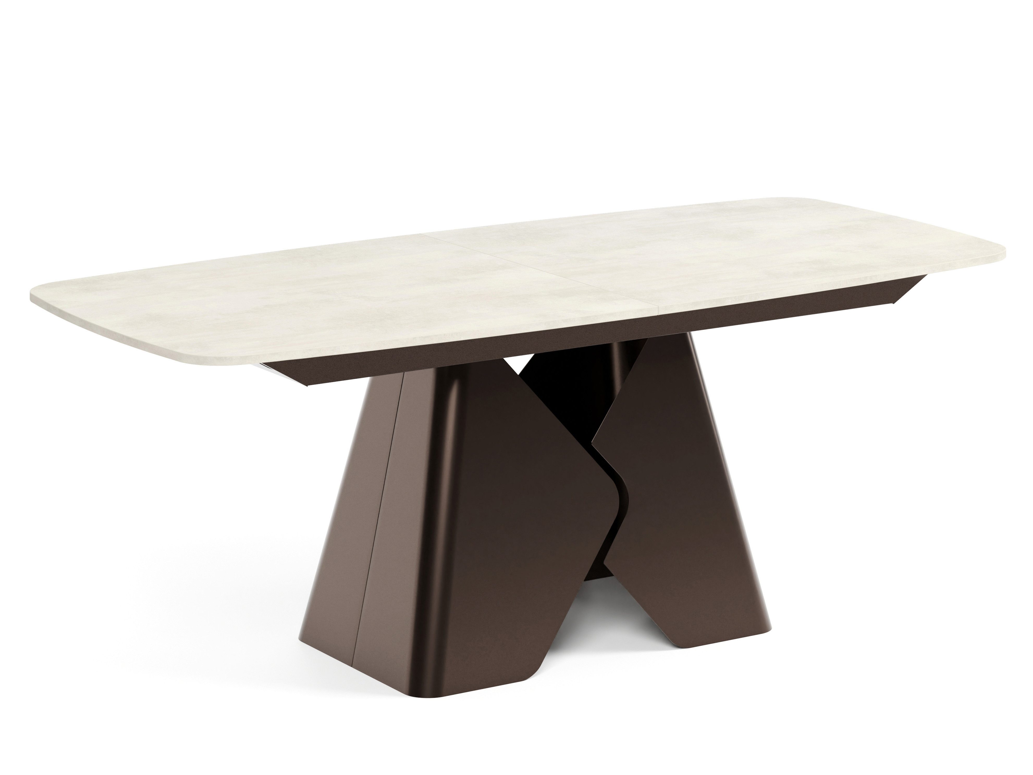 Compleo Esstisch luxuriöser, Tisch mit Butterfly-Auszug, Esszimmer Möbel, Made in EU, Breite nach Wahl: 180 oder 200 cm