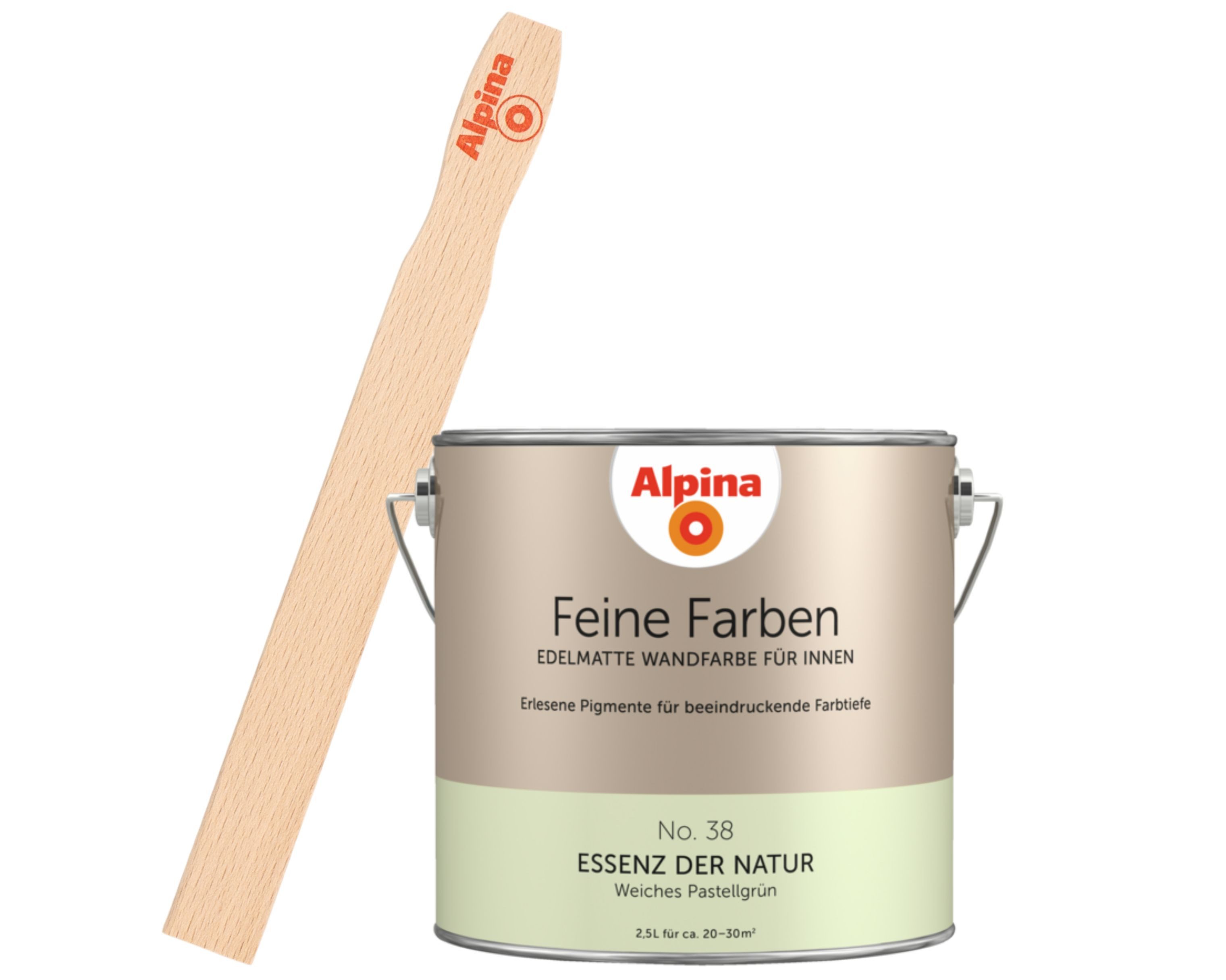 Alpina Wandfarbe Alpina Feine Farben + Gratis Rührstab
