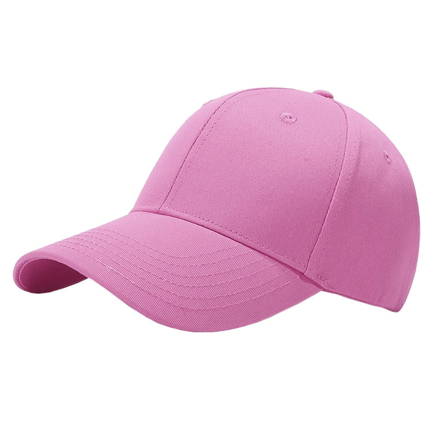 LuxusKollektion Baseball Cap Basecap Herren Damen Unisex Baumwolle verstellbar Einheitsgröße Rosa