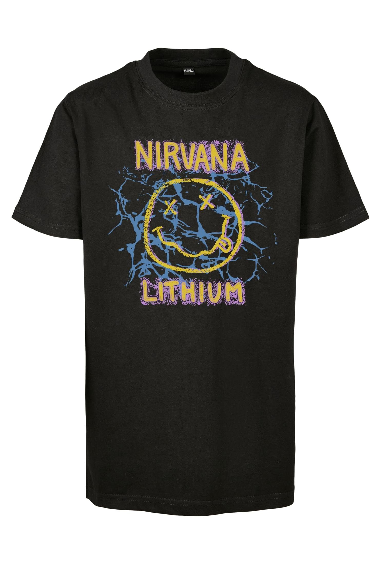 Kinder (1-tlg) Tee MisterTee Kids Lithium Kurzarmshirt Nirvana
