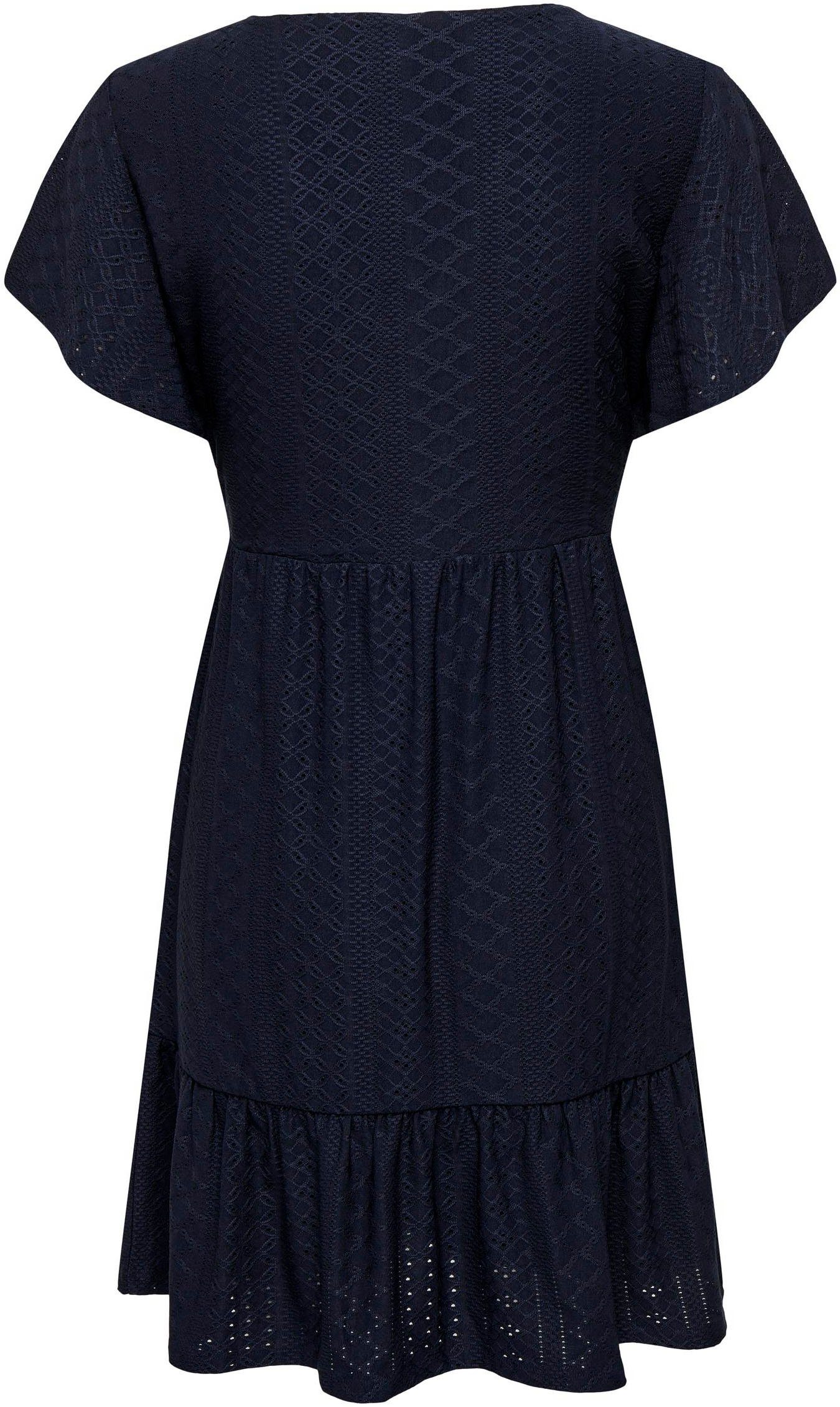 Sky ONLSANDRA Jerseykleid DRESS JRS Night V-NECK ONLY S/S