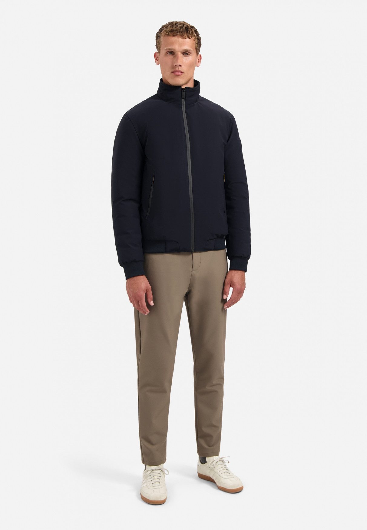NO EXCESS Steppjacke No Excess Stretchjacke Jacket Short Fit Padded Stretch