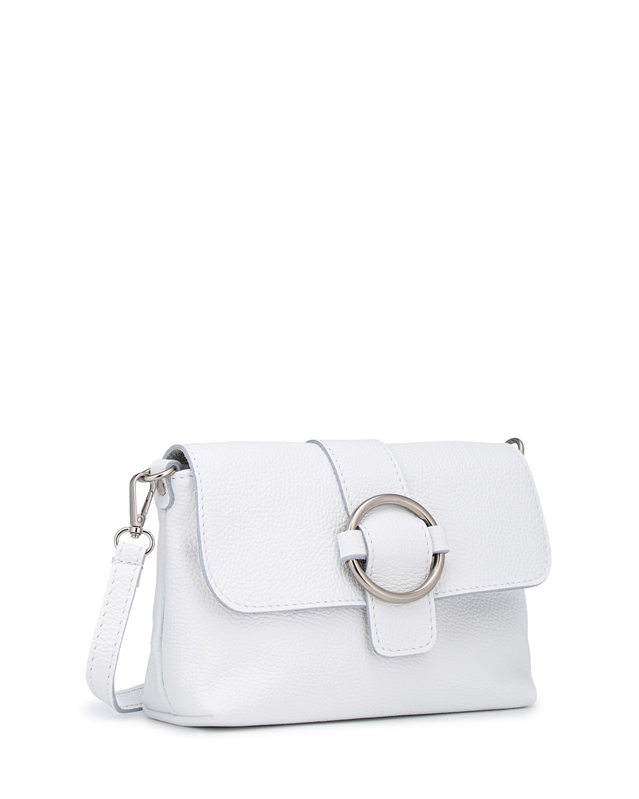 Caspar Clutch elegante Damen Leder Handtasche - Premium Line - Modell No.848, leicht, elegant & unempfindlich - 100% Echtleder - Handmade in Italy