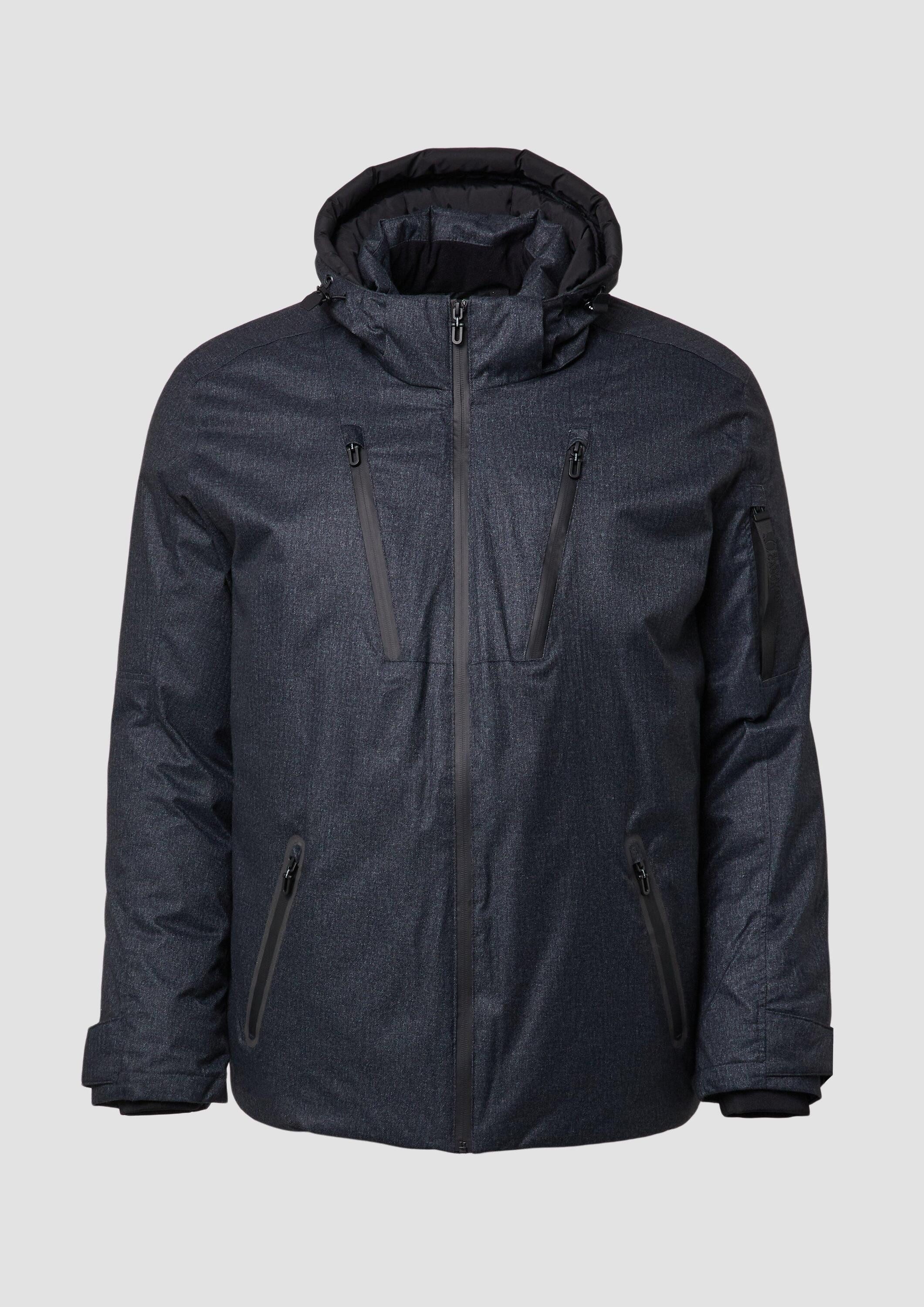 s.Oliver Winterjacke Outdoor-Jacke Wattierte Jacke mit Kapuze