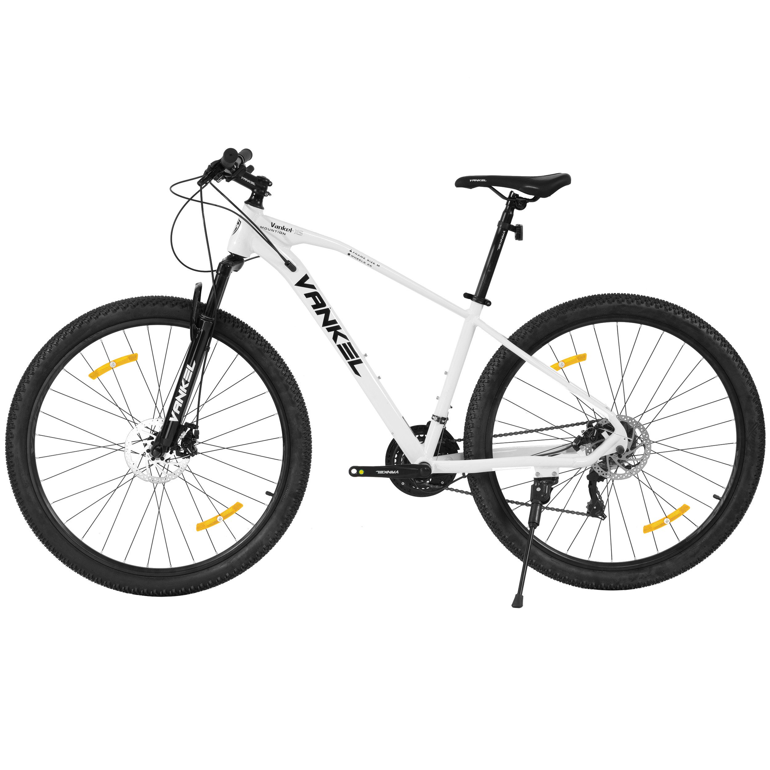 Vankel Mountainbike Fahrrad 29 Zoll MTB für Damen und Herren, Shimano 21 Gang, (mit Schutzbleche), Scheibenbremse, Hardtail Fahrrad, ab 160cm geeignet, Kettenschaltung