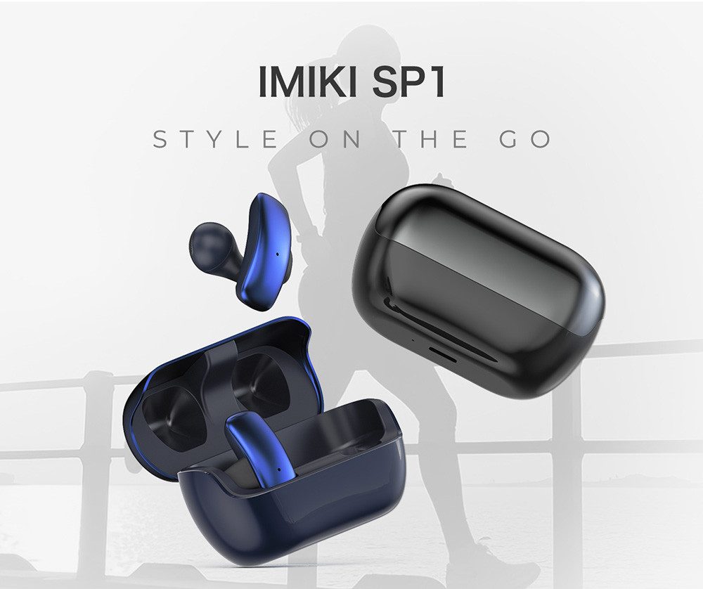 imiki SP1 wireless In-Ear-Kopfhörer (Bluetooth, Bluetooth 5.4, bis zu 24 Stunden Akkulaufzeit, IPX4 Wasserdicht)