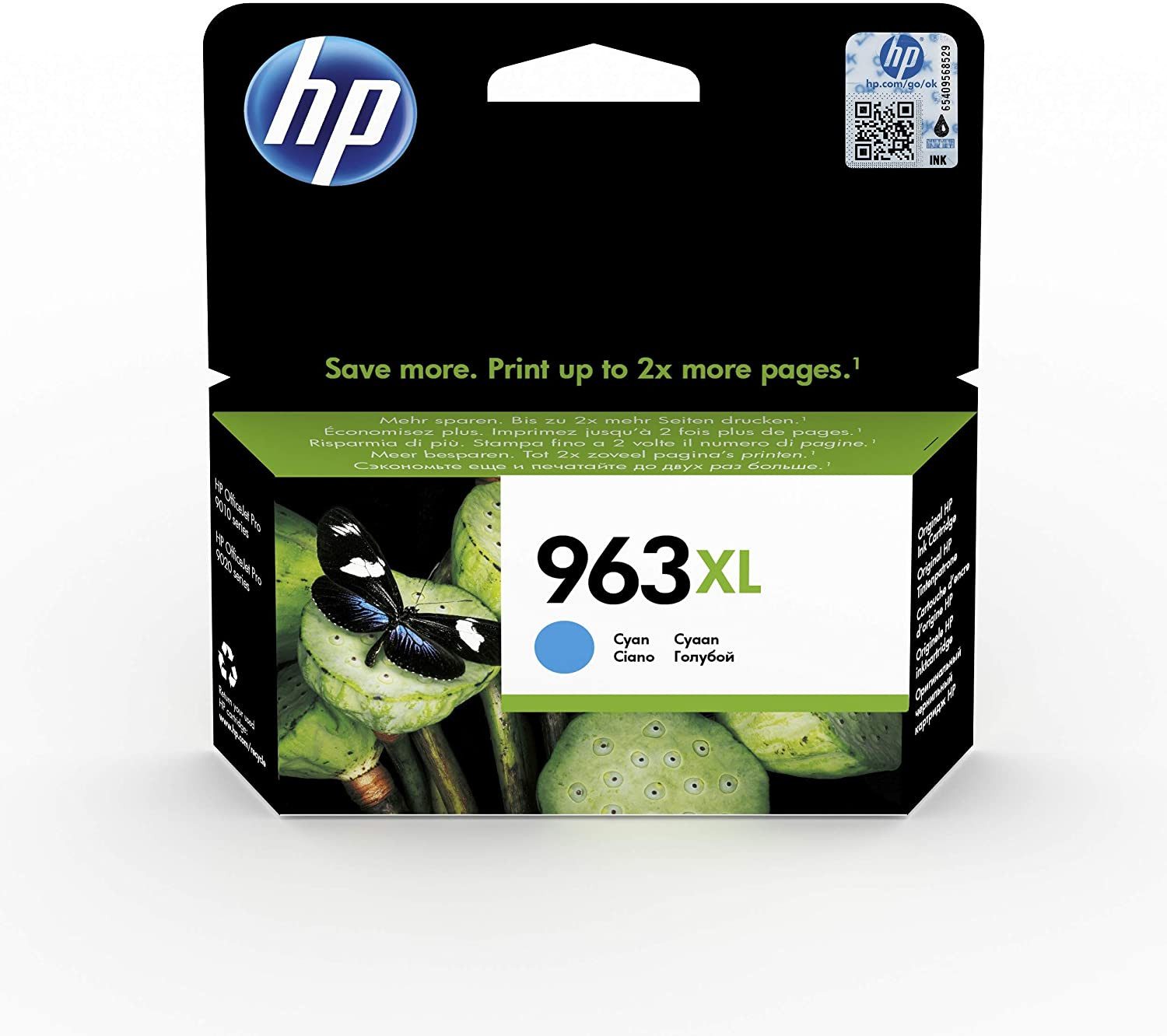 HP 963XL High Yield Cyan Original ink cartridge