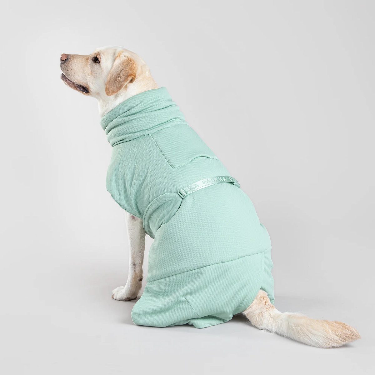 PAIKKA Hundebademantel Hunde Bademantel "Drying Coat Spa salbei