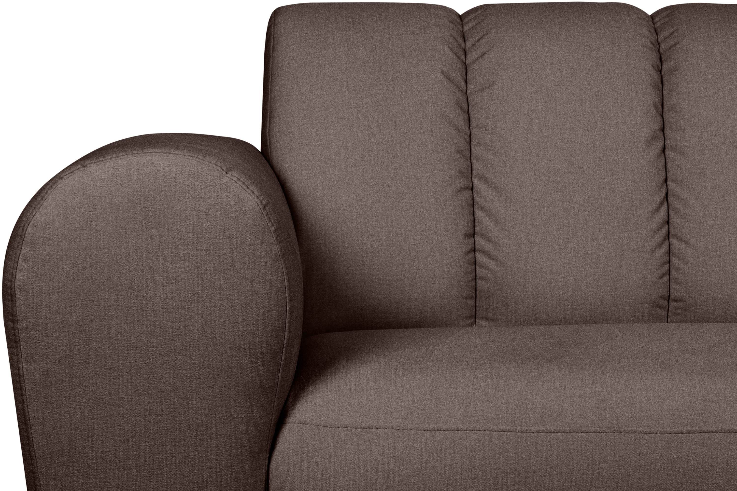 wasserabweisenden Sofa RUBERO braun Sitzer, mit modernes Design, Konsimo braun Sofa 3 Gewebe Eigenschaften |