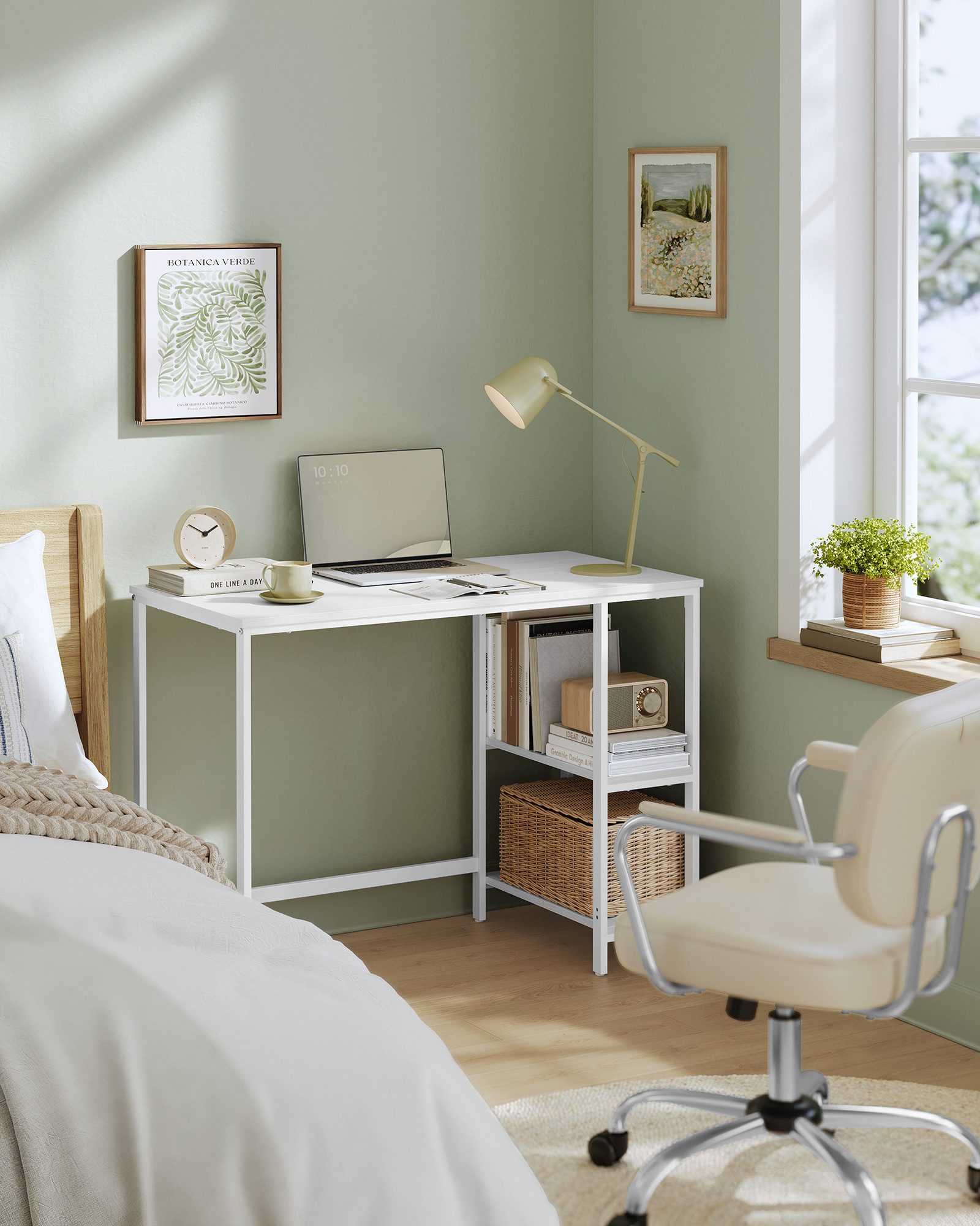 VASAGLE Schreibtisch Computertisch, 100cm Bürotisch mit günstig online kaufen