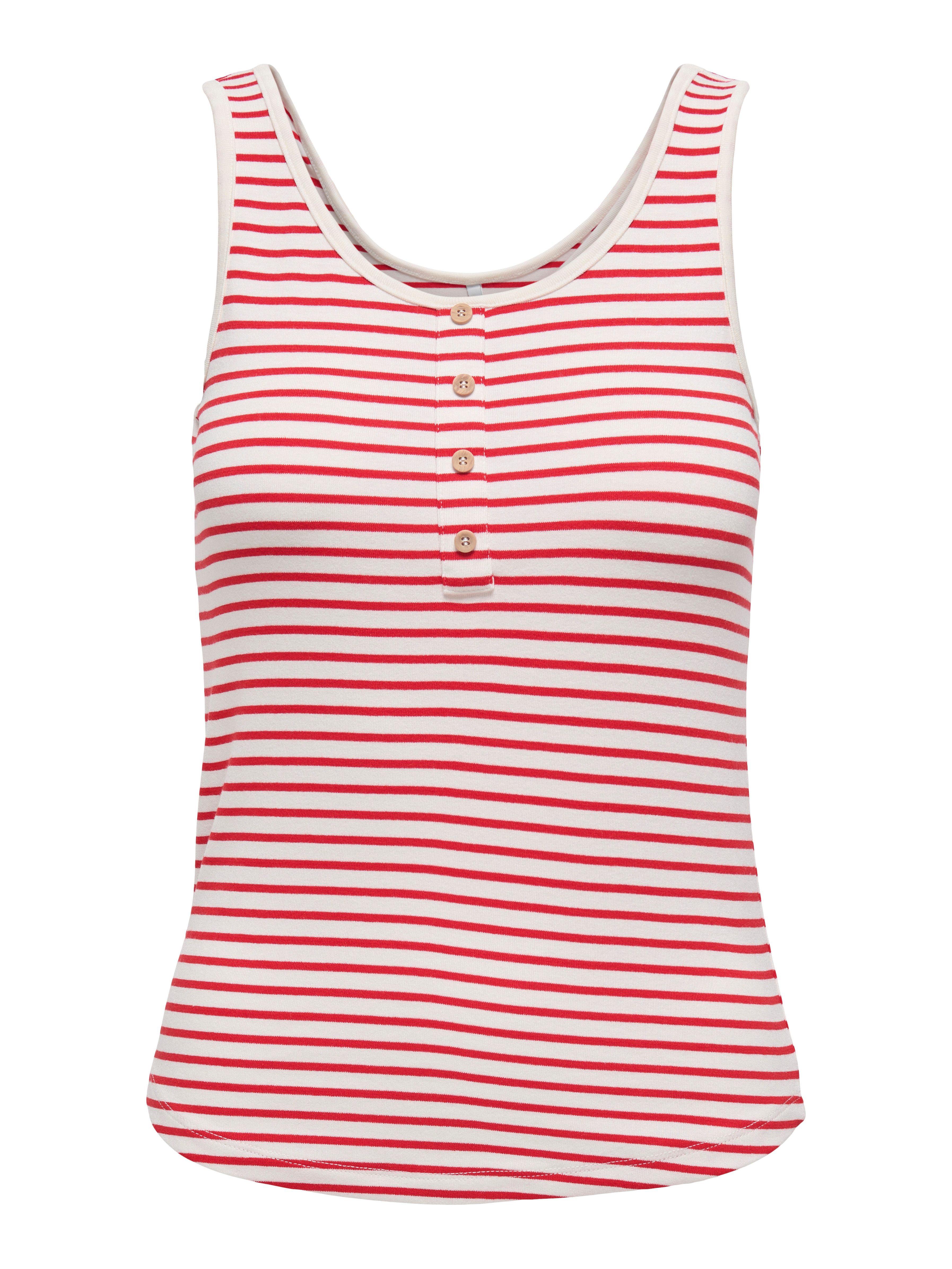ONLY Blusenshirt ONLDEVIN S/L STRIPE O-NECK günstig online kaufen