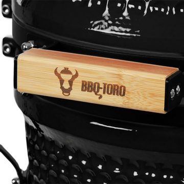 BBQ-Toro Keramikgrill Kamado Holzkohlegrill Ø 32 cm "HAIIRO" mit Grillrost und Thermometer