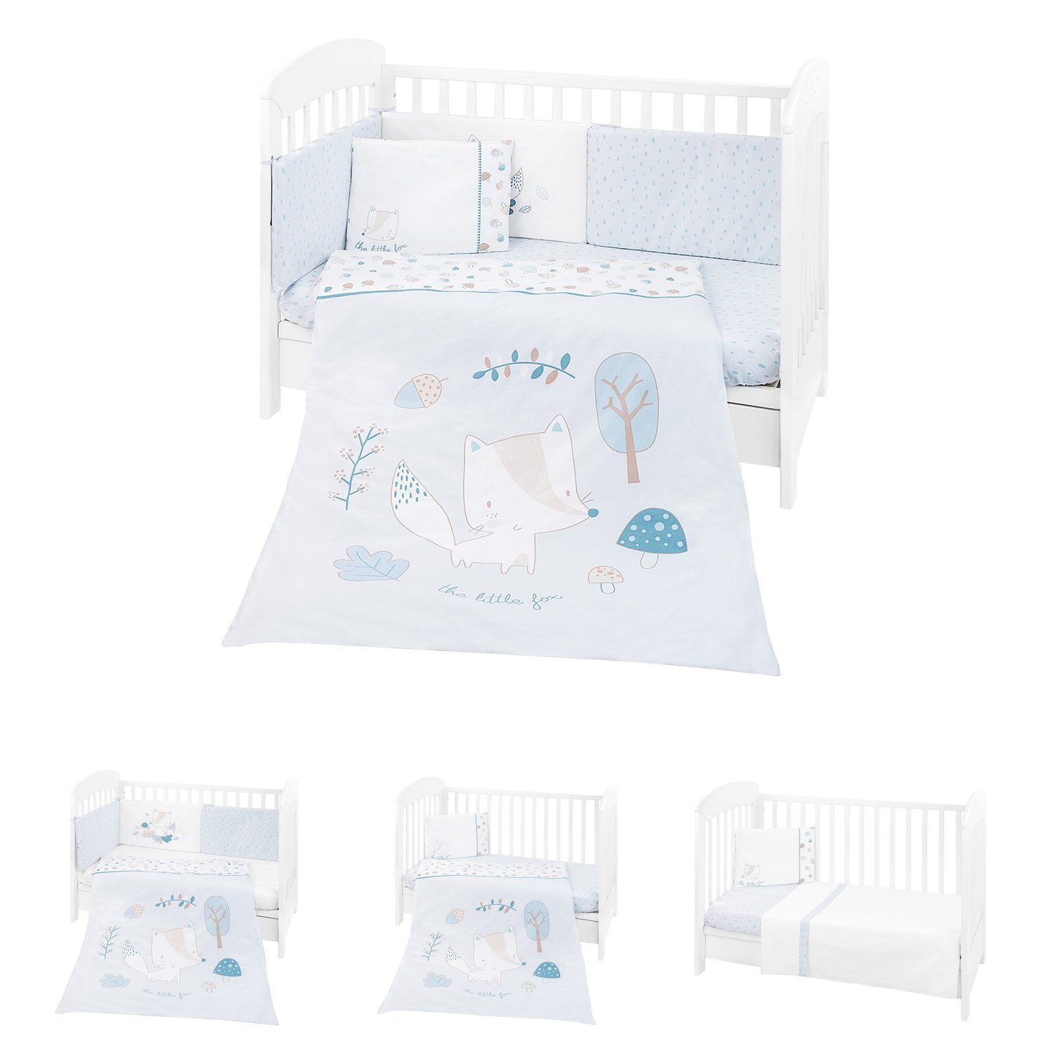 Babybettwäsche Babybettwäsche 6-teilig