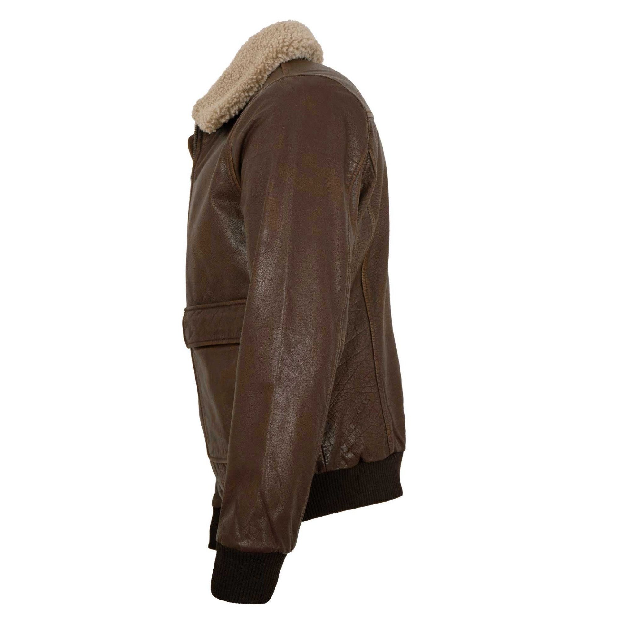 Jilani Lederjacke Bomber Jilani Collection - Herren Lederjacke Kalbleder br günstig online kaufen