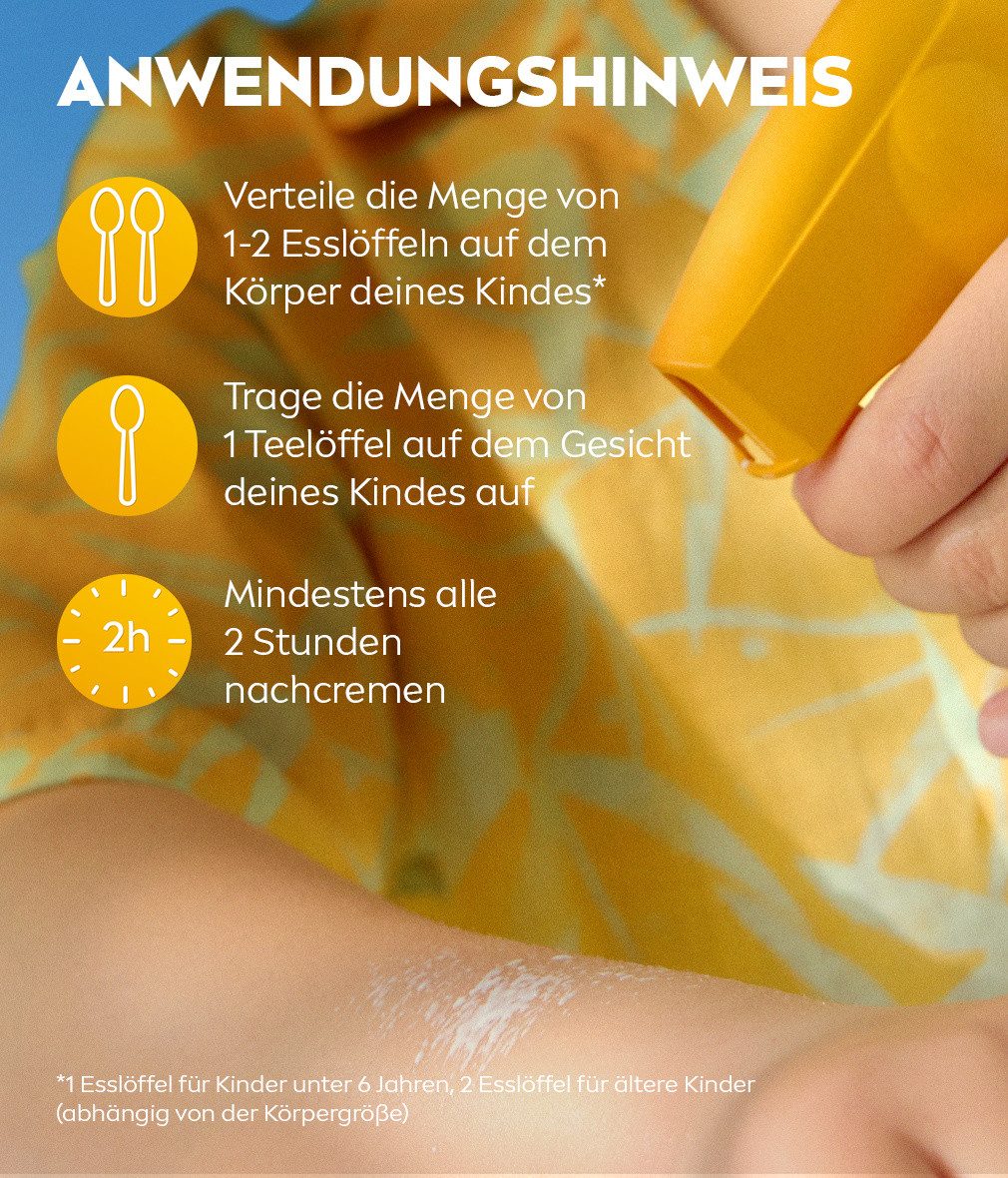 Nivea Sun Sonnenschutzspray Kids Schutz & Pflege LSF 50+ 250ml, 1-tlg., UVA- und UVB Schutz
