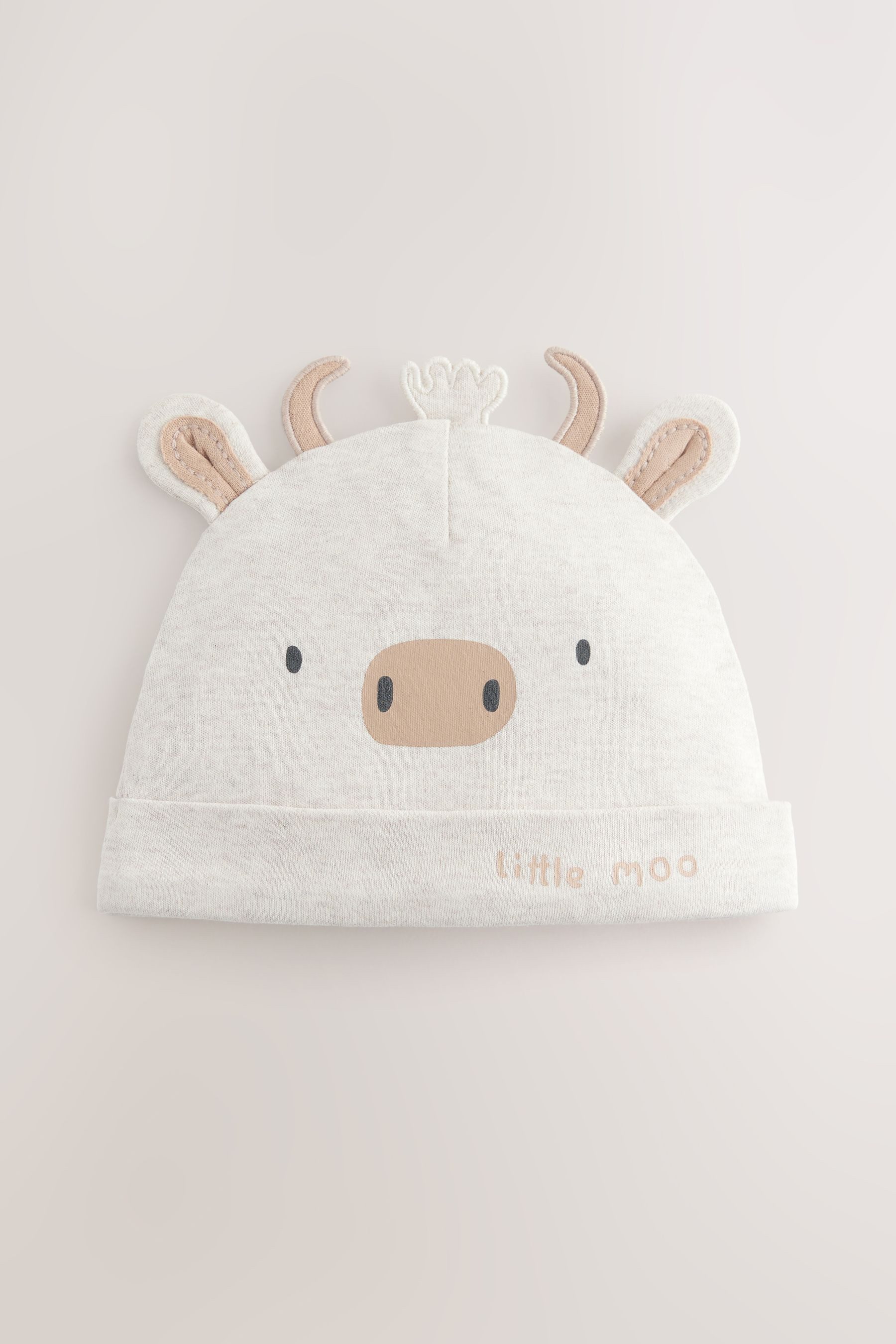 Next Erstlingsmütze Babymützen aus 100 % Baumwolle, 3er-Pack (3-St)