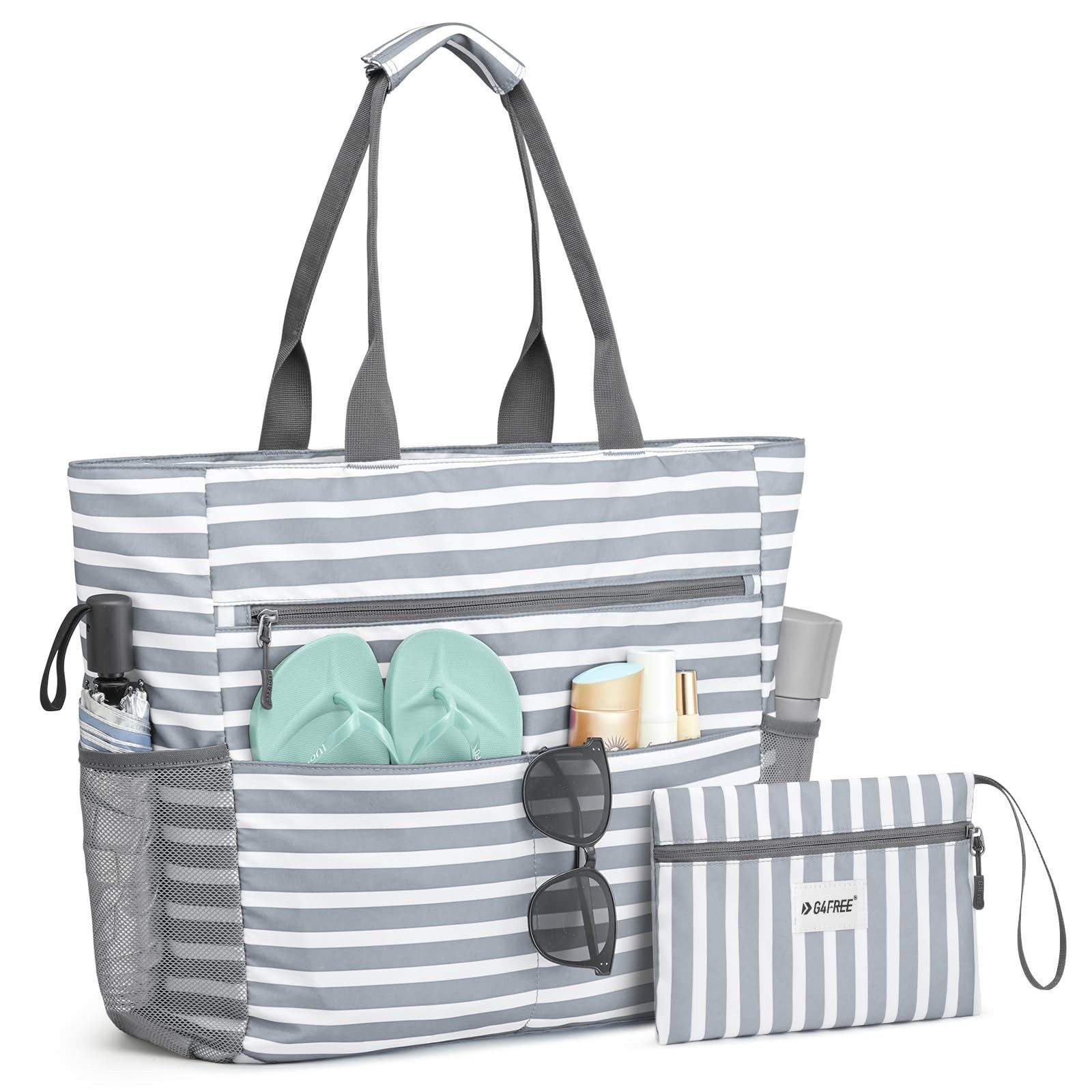 G4Free Strandtasche Strandtasche wasserdichte Handtasche sanddichte Freizei günstig online kaufen