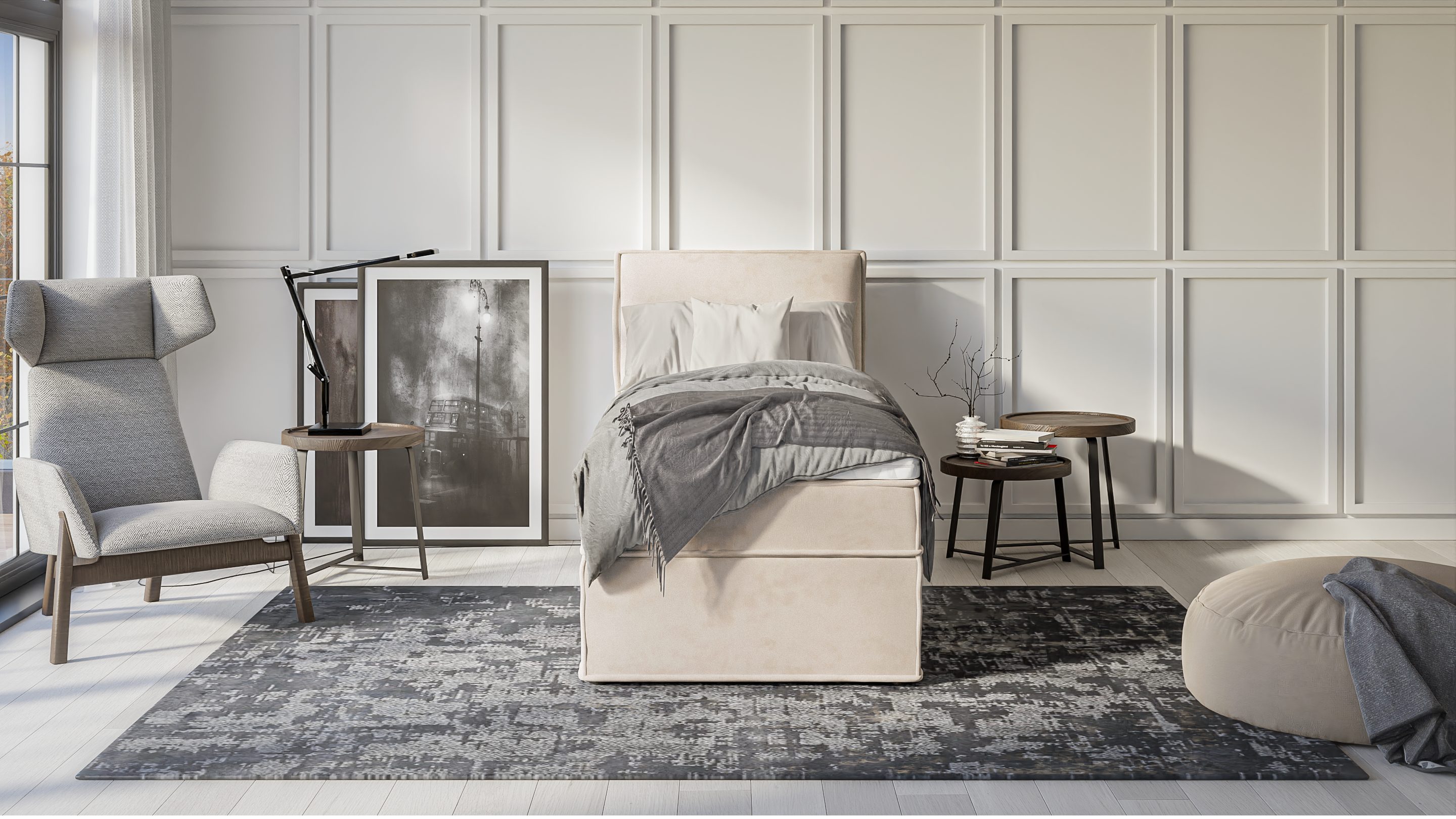 S-Style Möbel Boxspringbett Plaza mit Topper und Bettkästen aus Luxusmicrofaser (1 x Boxspringbett), mit Topper und Bettkasten / zwei Bettkästen (je nach Bettgröße)