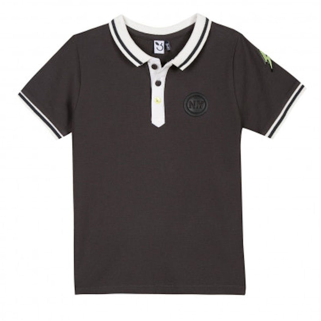 3 Pommes Poloshirt Poloshirt 3 Pommes Jungen T-Shirt gris anthrazite (1-tlg)