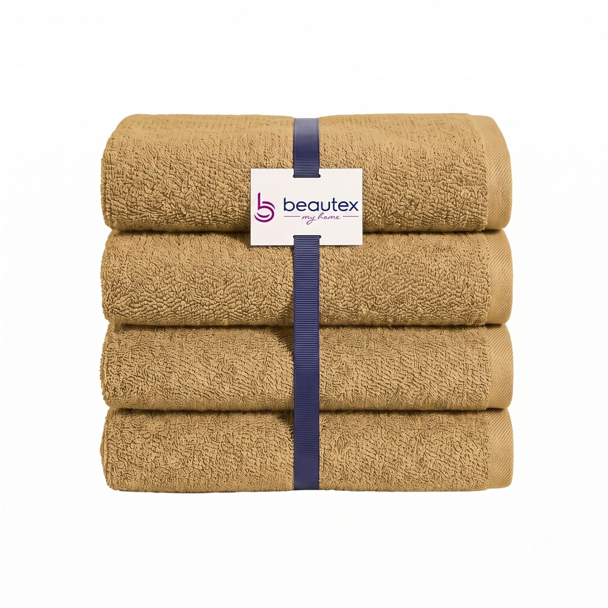Beautex Handtuch Set, Premium Frottier Sets, 100% Baumwolle 550g/m², Multischlaufen-Optik, Frottier, saugstark, weich, flusenfrei, schnelltrocknend, schadstoffgeprüft