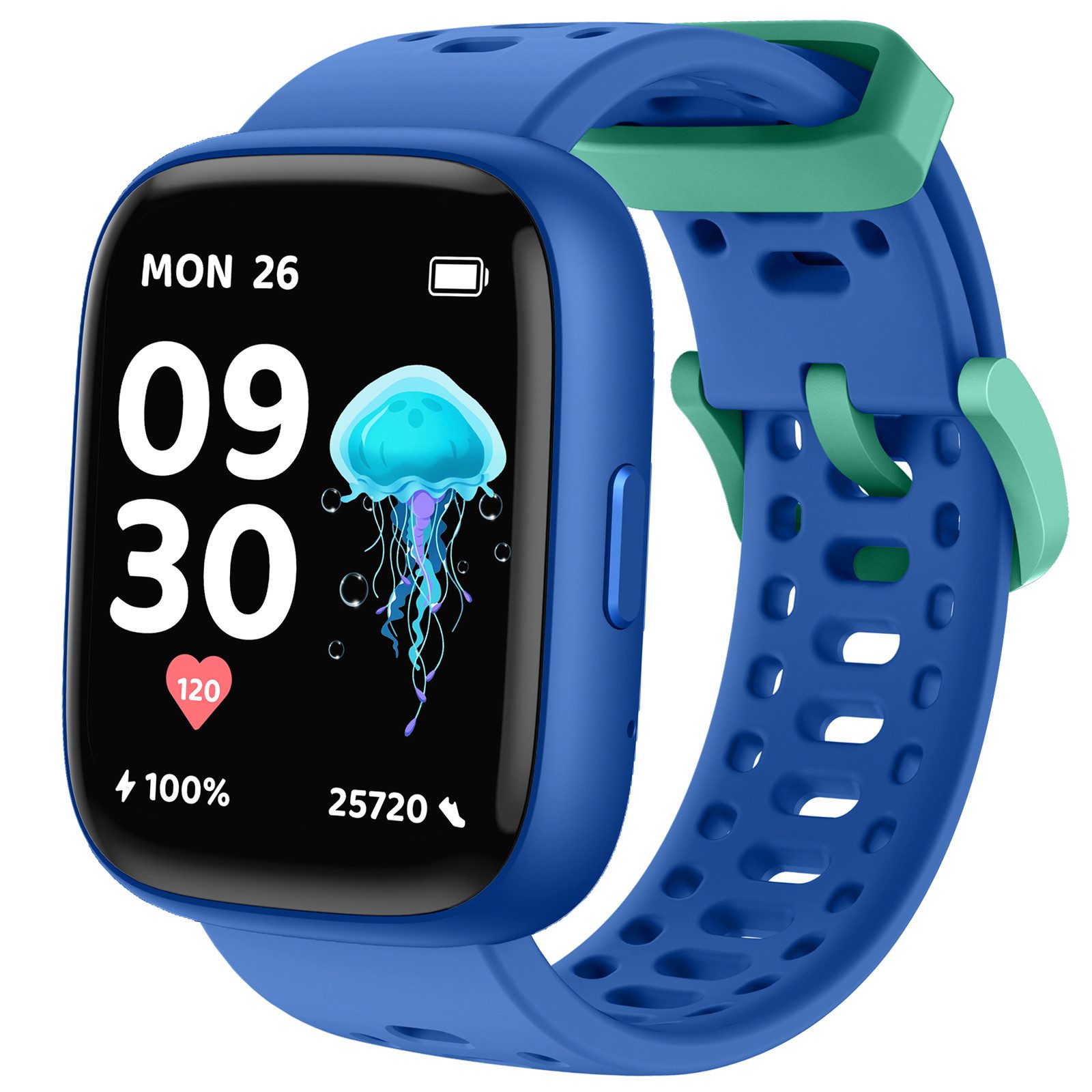 Ralio Kinderuhr als Geschenk für Jungen und Mädchen, ohne SIM-Karte & Abo Smartwatch 1,83″ Full-Touch Kinderleicht eingerichtet, Fitness Tracker mit 80+ Sportmodi, Spielen und praktischen Alltagsfunktionen, mit Herzfrequenz/Kalorien/Schritt/Schlafanalyse, Wecker, Geschenk für Kinder ab 5 Jahren